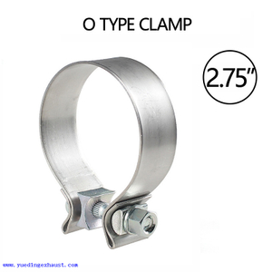 2.75 'الفولاذ المقاوم للصدأ توربو العادم أنبوب Accuseal O Clamp